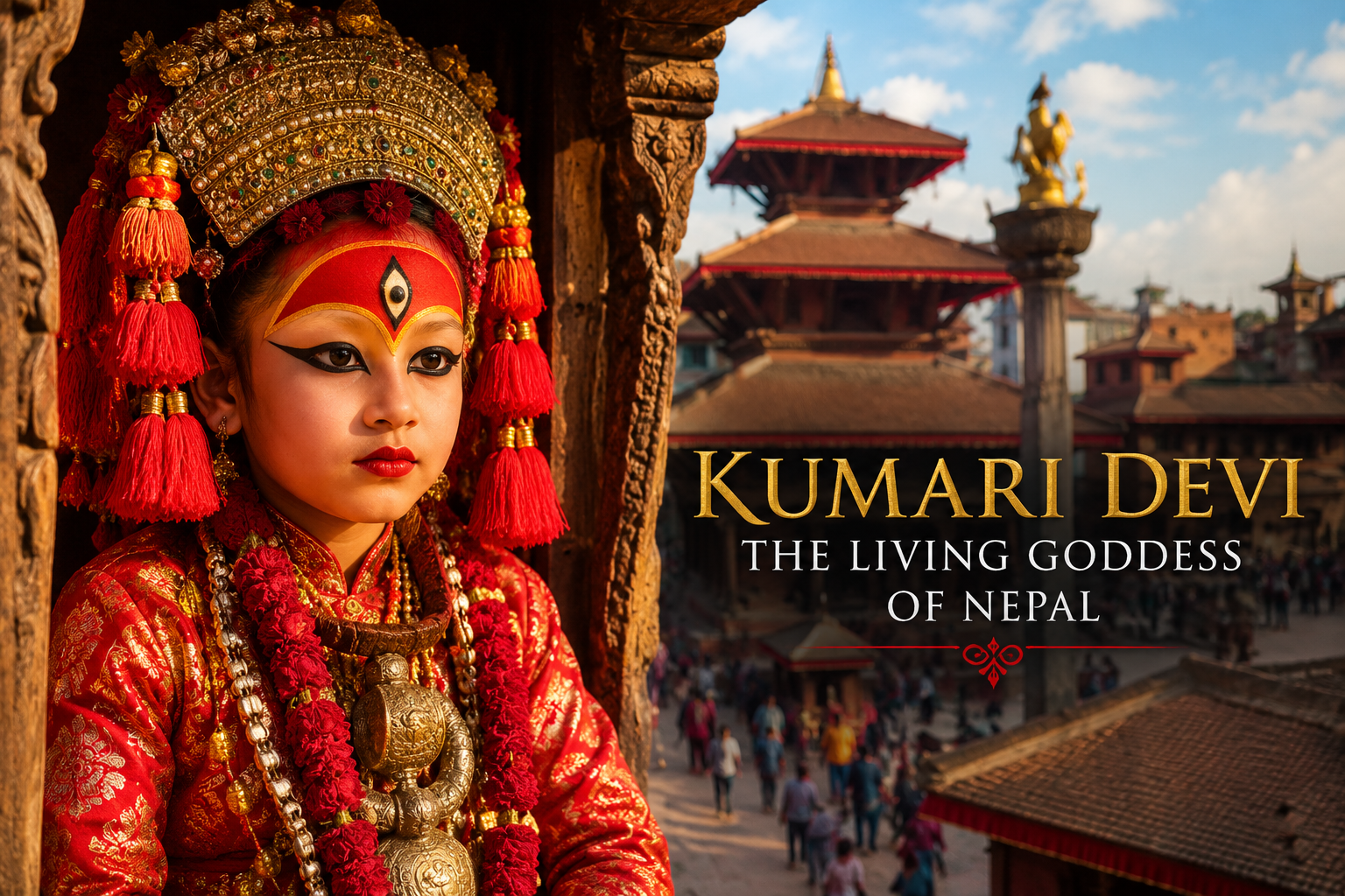 Kumari Devi, Nepal’s Living Goddess in Traditional